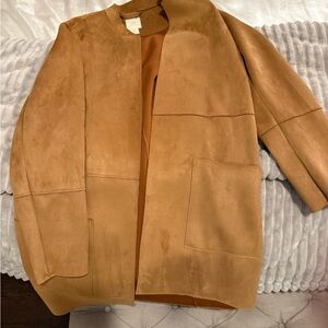 H&M Light Brown Suede Jacket